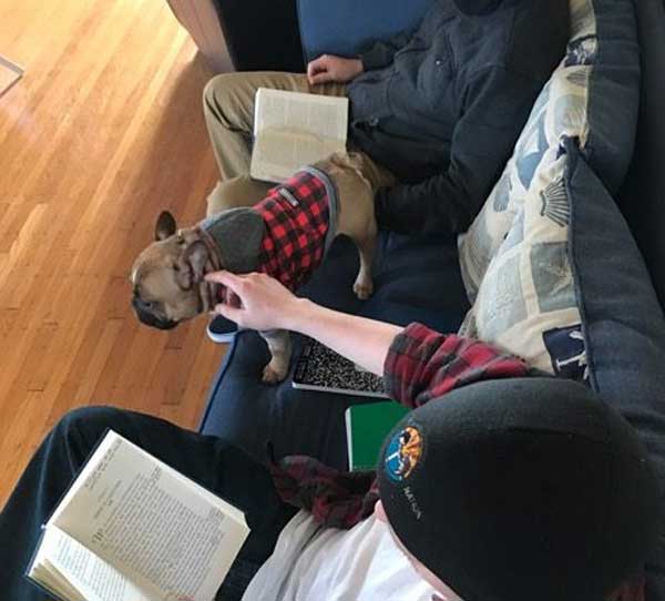 Reading/taking notes - sober living program concept image
